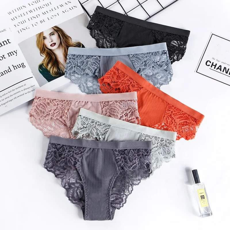 6 Pieces Woman Pantie Set