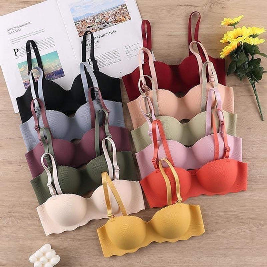 3 Pieces Women Seamless Push Up Bra