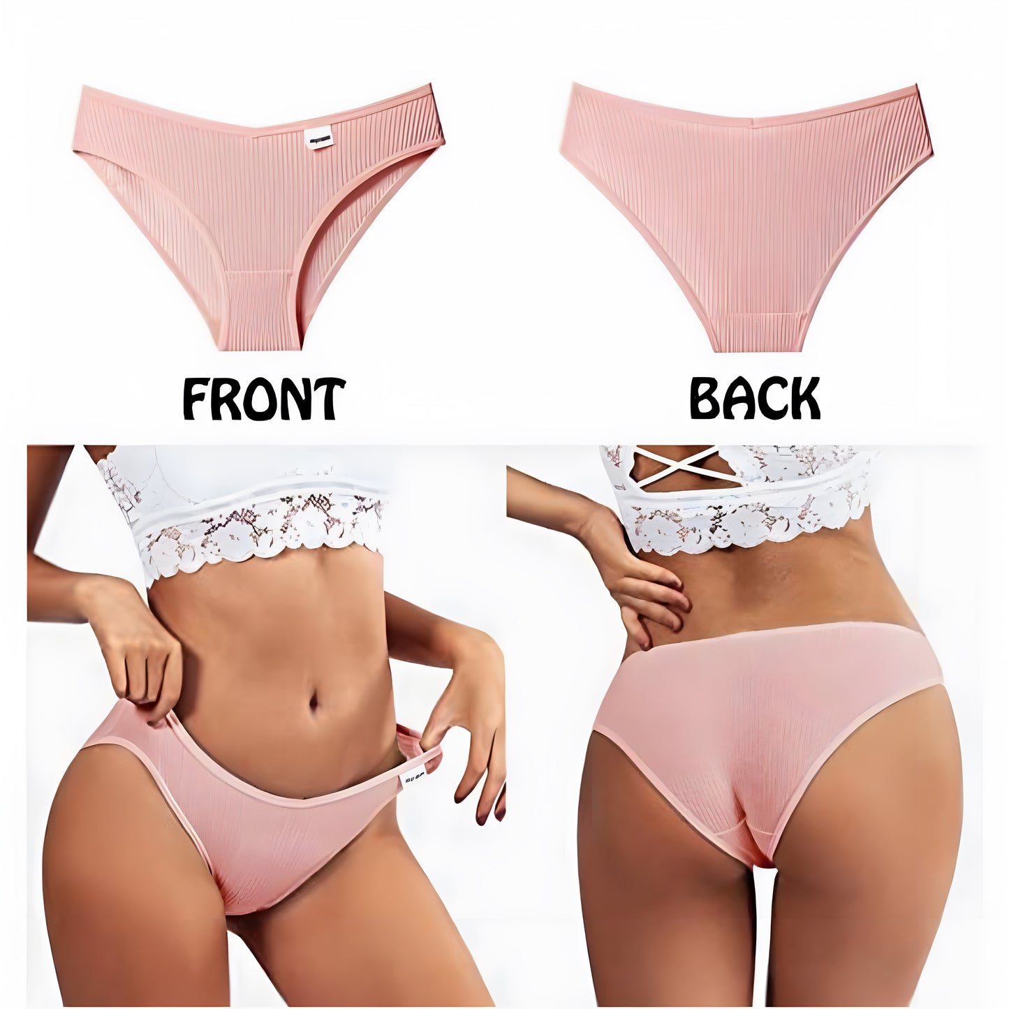 8 Pcs Cotton Pantie Set