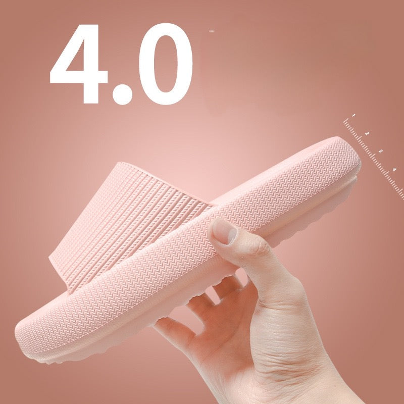 Non-Slip Foam Bathroom Slippers, Thick Sole Home Slippers for Women